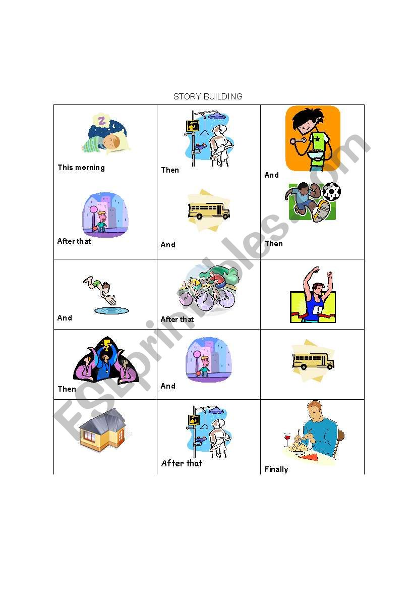 Daily Routine Activities worksheet