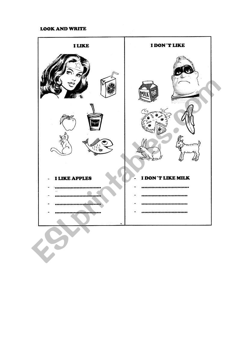 SUPERHEROES 3rd. PART worksheet