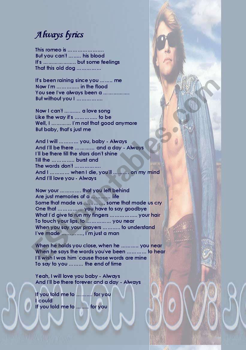 always-lyrics-esl-worksheet-by-marmu