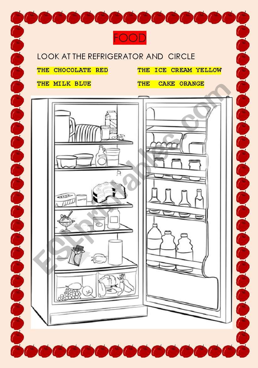 FOOD worksheet