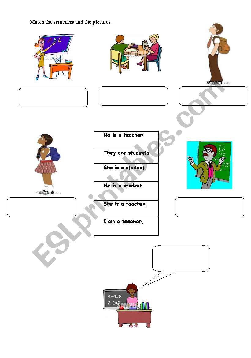 Subject pronouns worksheet