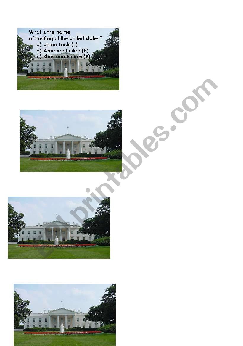 presidential tasks worksheet