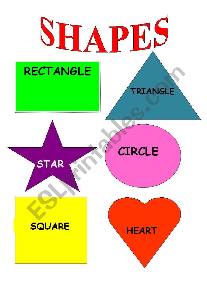 SHAPES worksheet