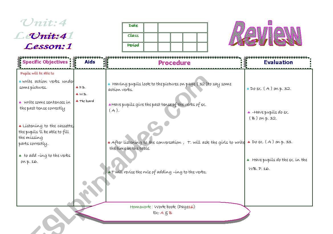 preparation u 4 l3 worksheet