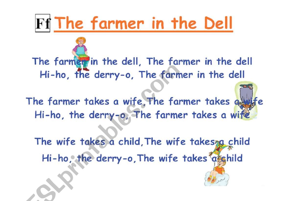 The Farmer in the Dell song chart