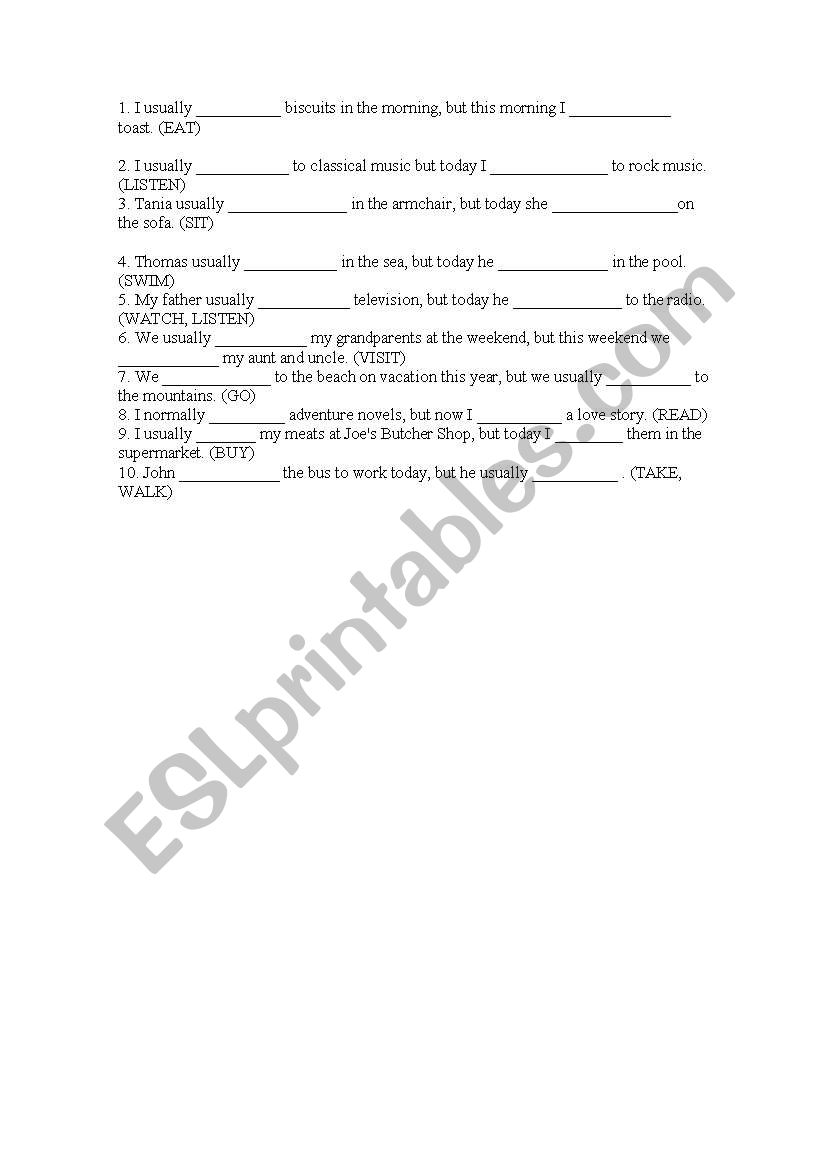 Present COntinuous! worksheet