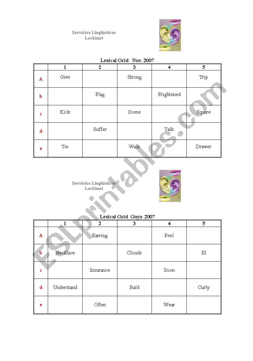 Describing words worksheet