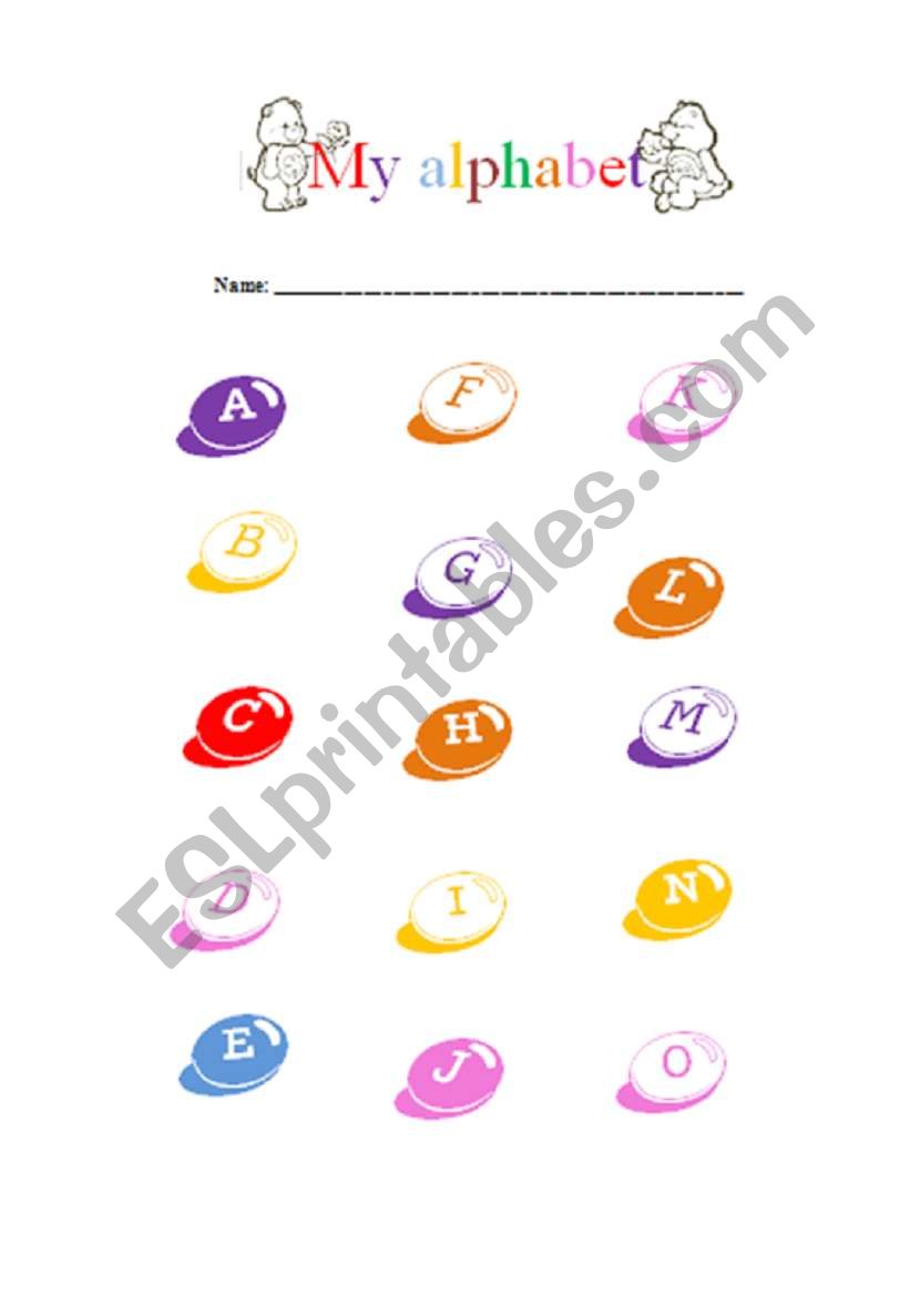 Alphabet worksheet