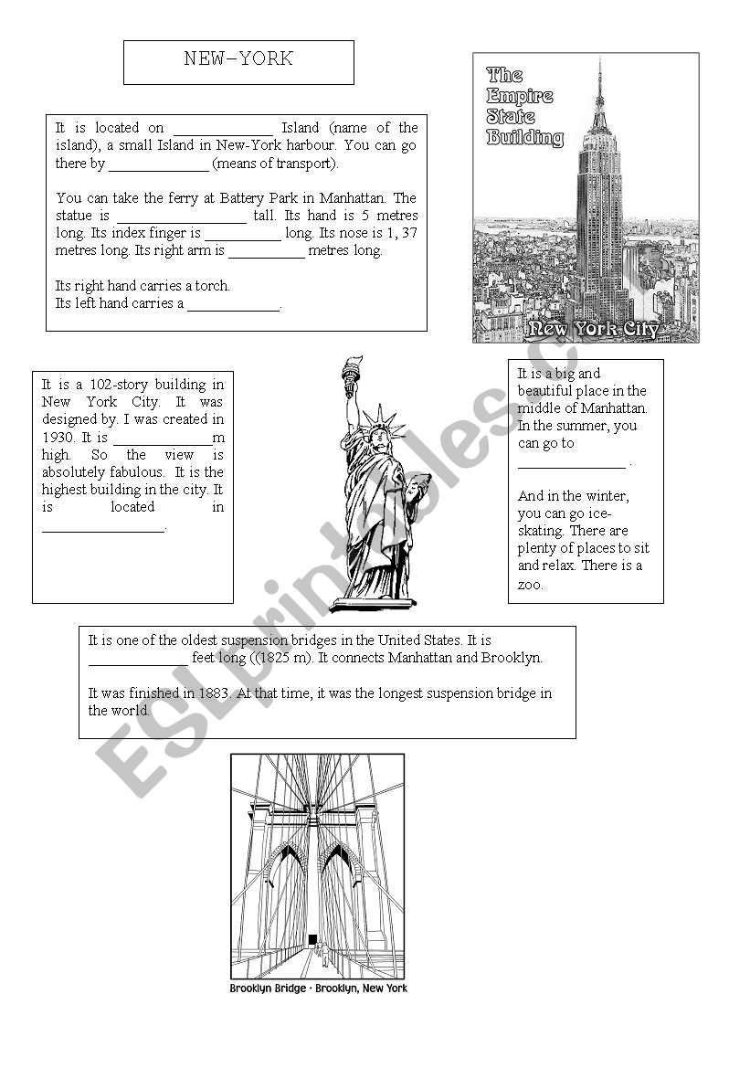 Discovering New-York (Part 2) worksheet