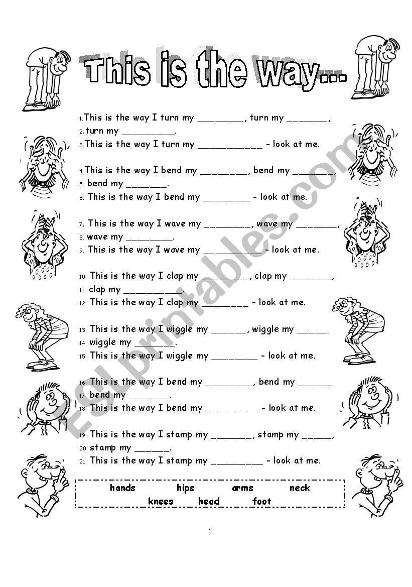 This is the way... worksheet