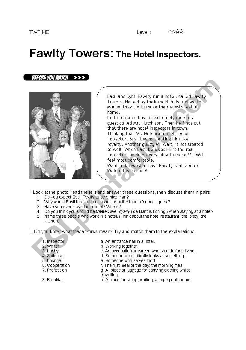 Watch and Listen: Fawlty Towers