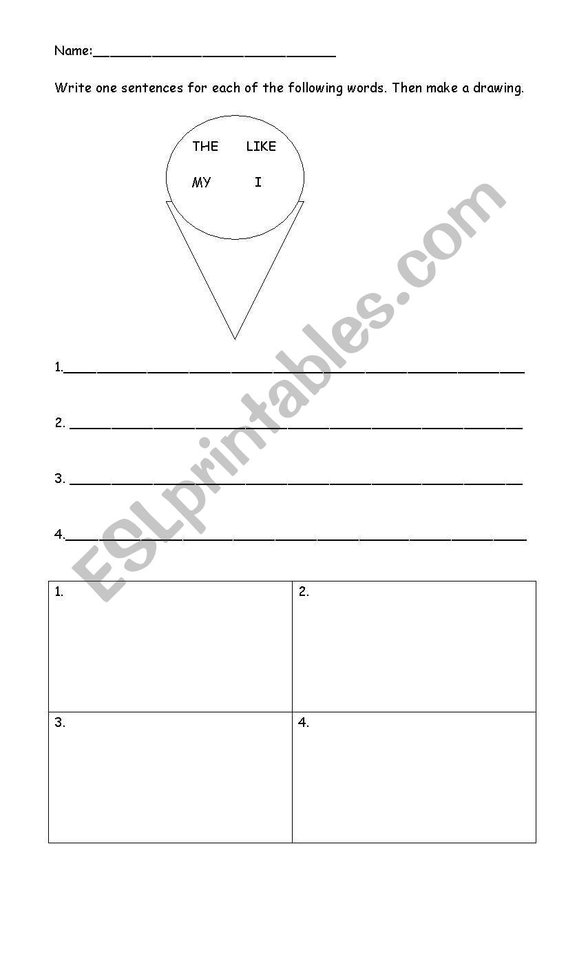 spelling practice worksheet