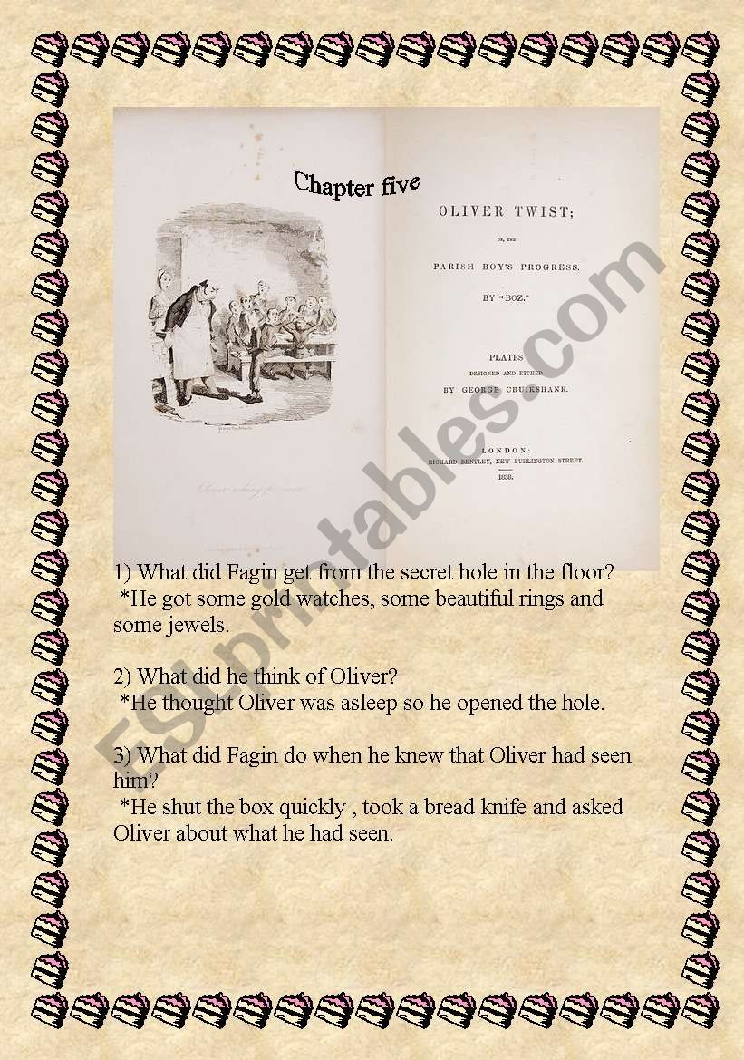 Oliver Twist (ch 5&6) part 2 worksheet