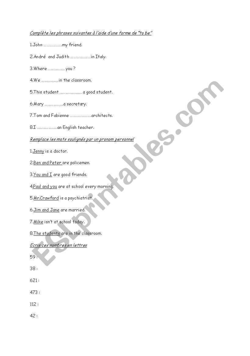 grammar exercises worksheet