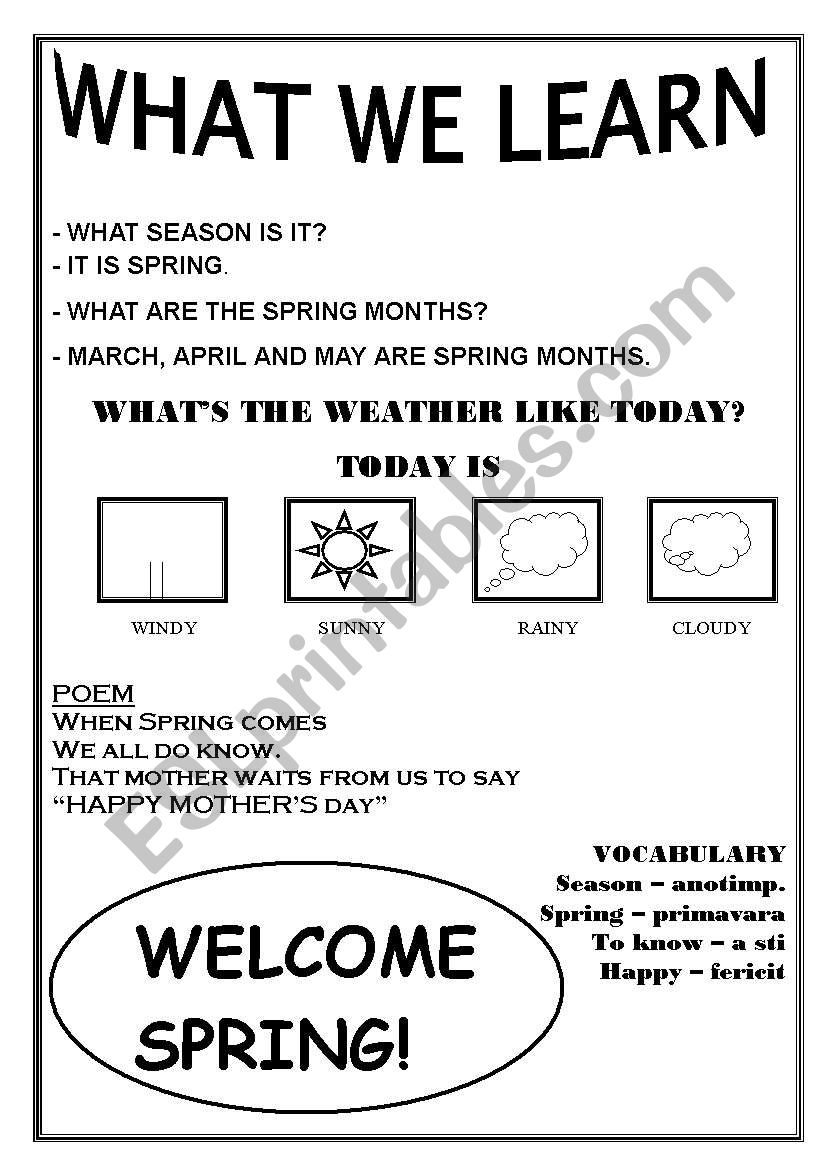 weather worksheet