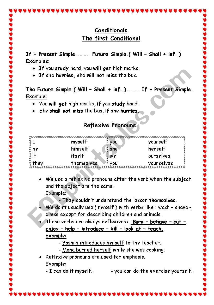 if conditional worksheet