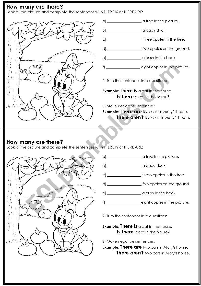 How many are there? worksheet