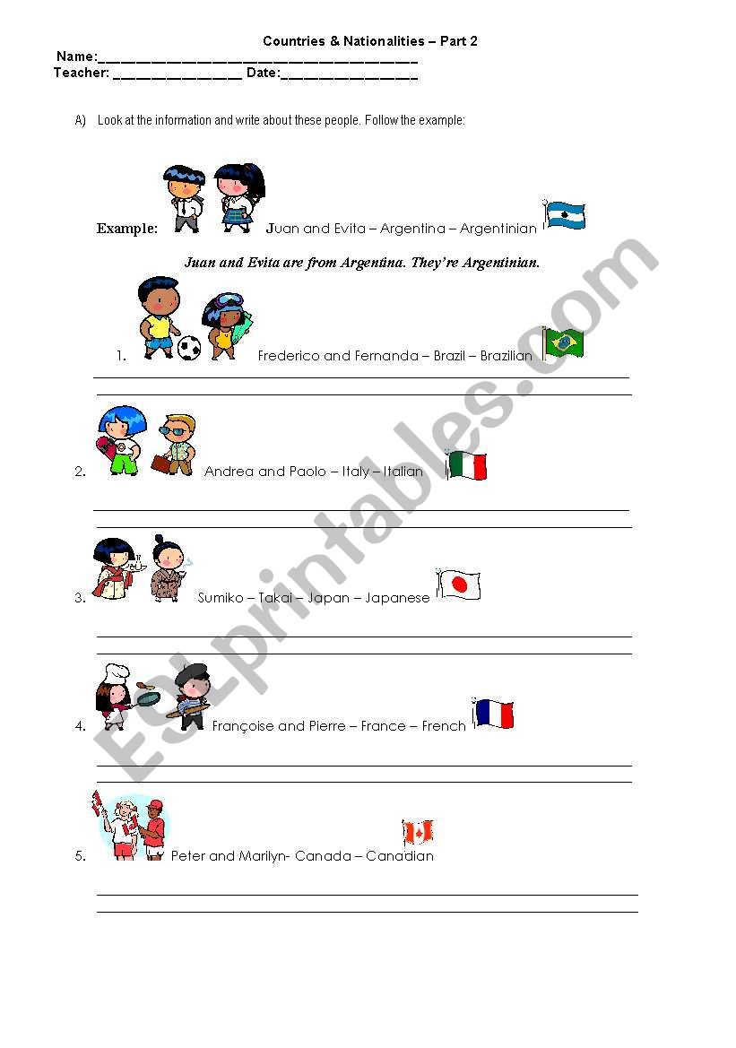 Countries and nationalities _ part 2