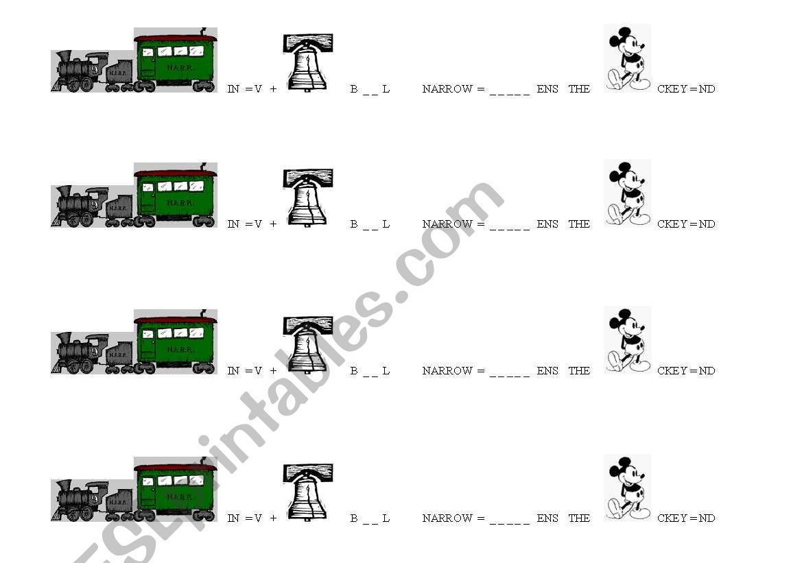 REBUS worksheet