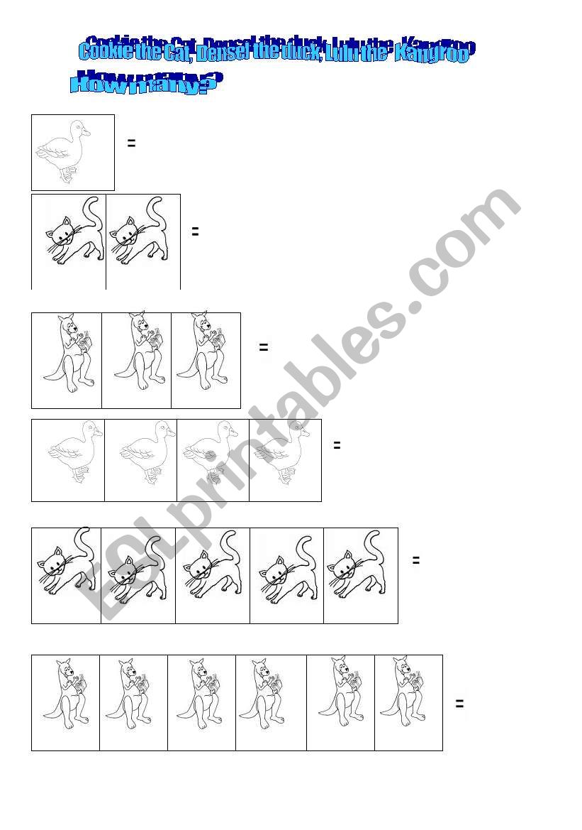 kindergarten numbers activity worksheet