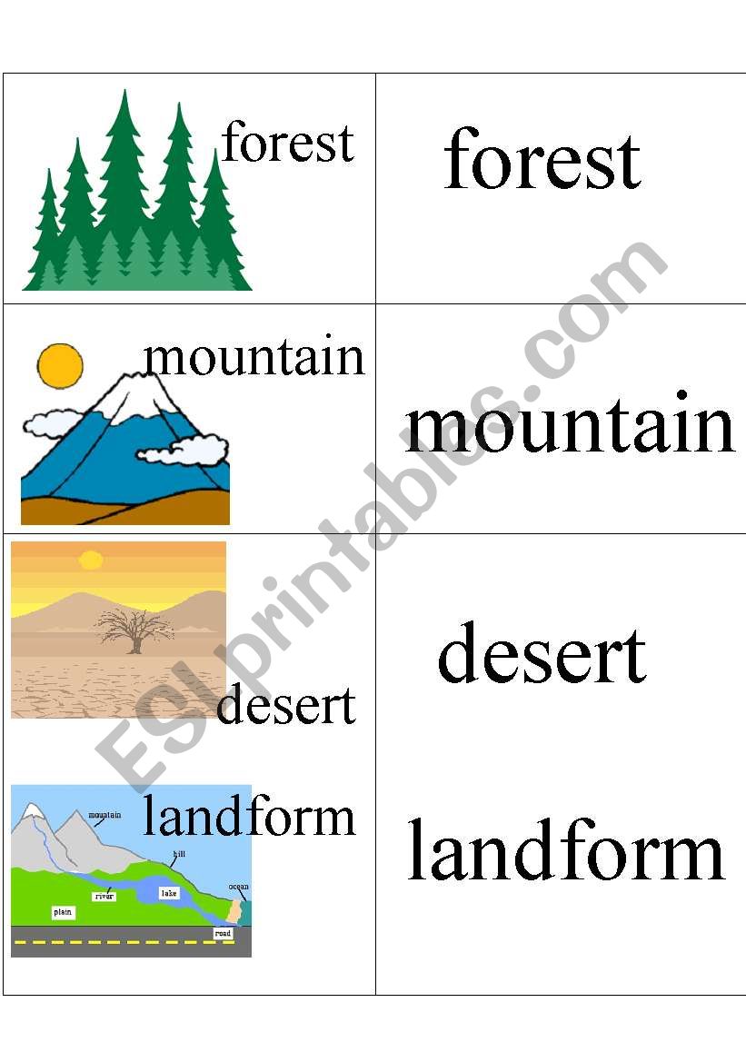 Geography Words 3 worksheet