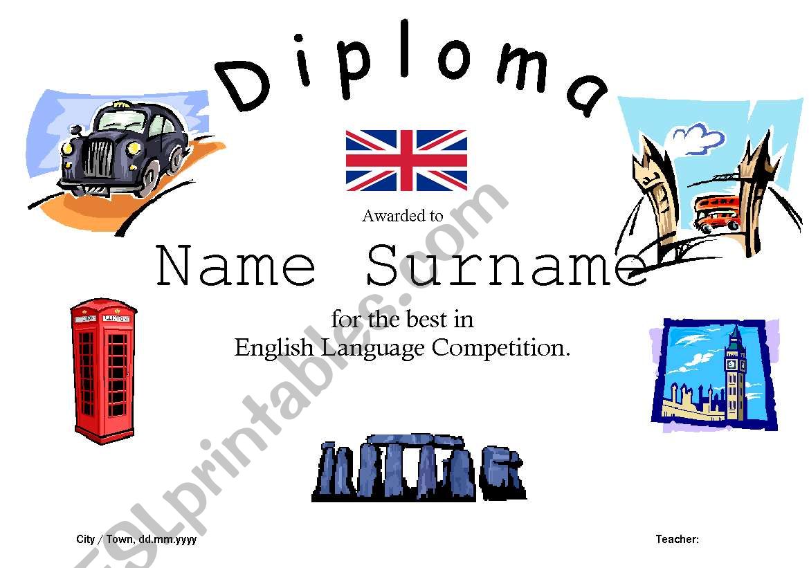 DIPLOMA worksheet