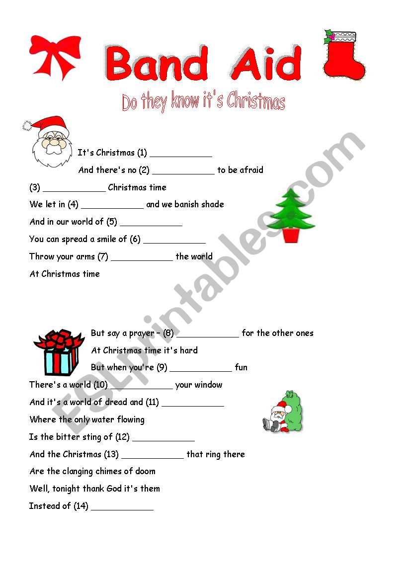Band Aid - Do they Know Its Christmas (song)