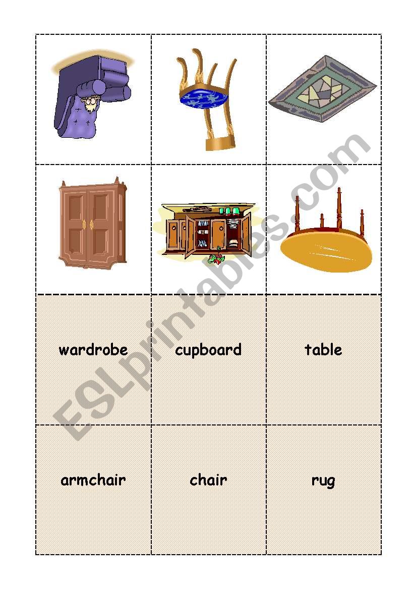 BINGO HOUSE student cards 1/3 worksheet