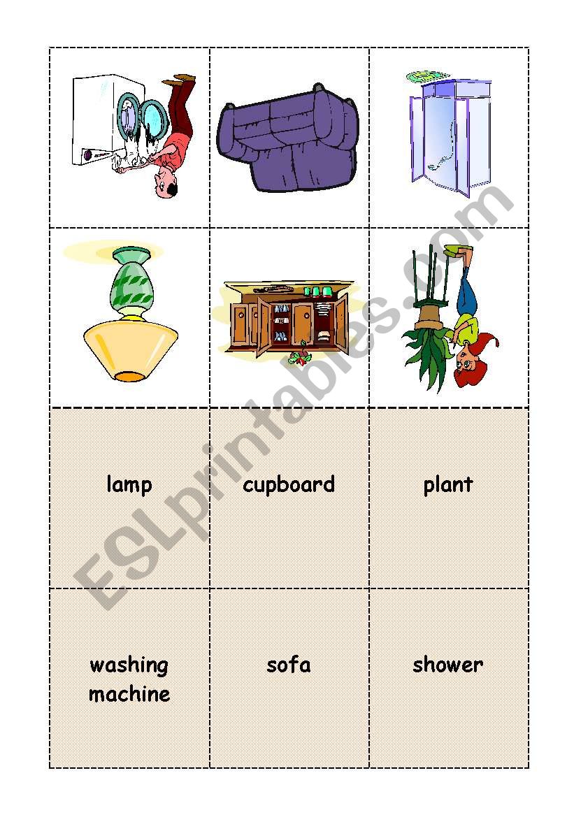 BINGO HOUSE student cards 2/3 worksheet