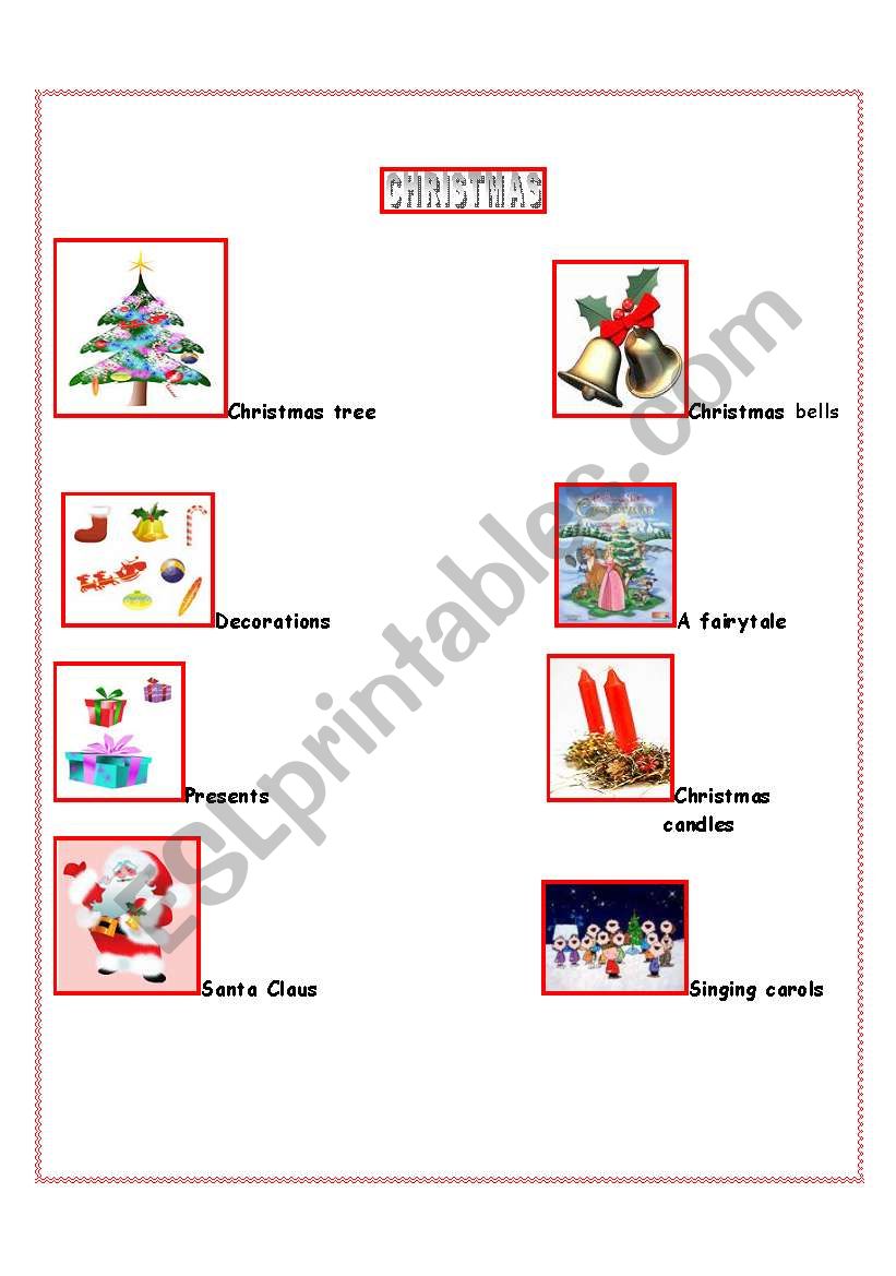 Christmas tree worksheet