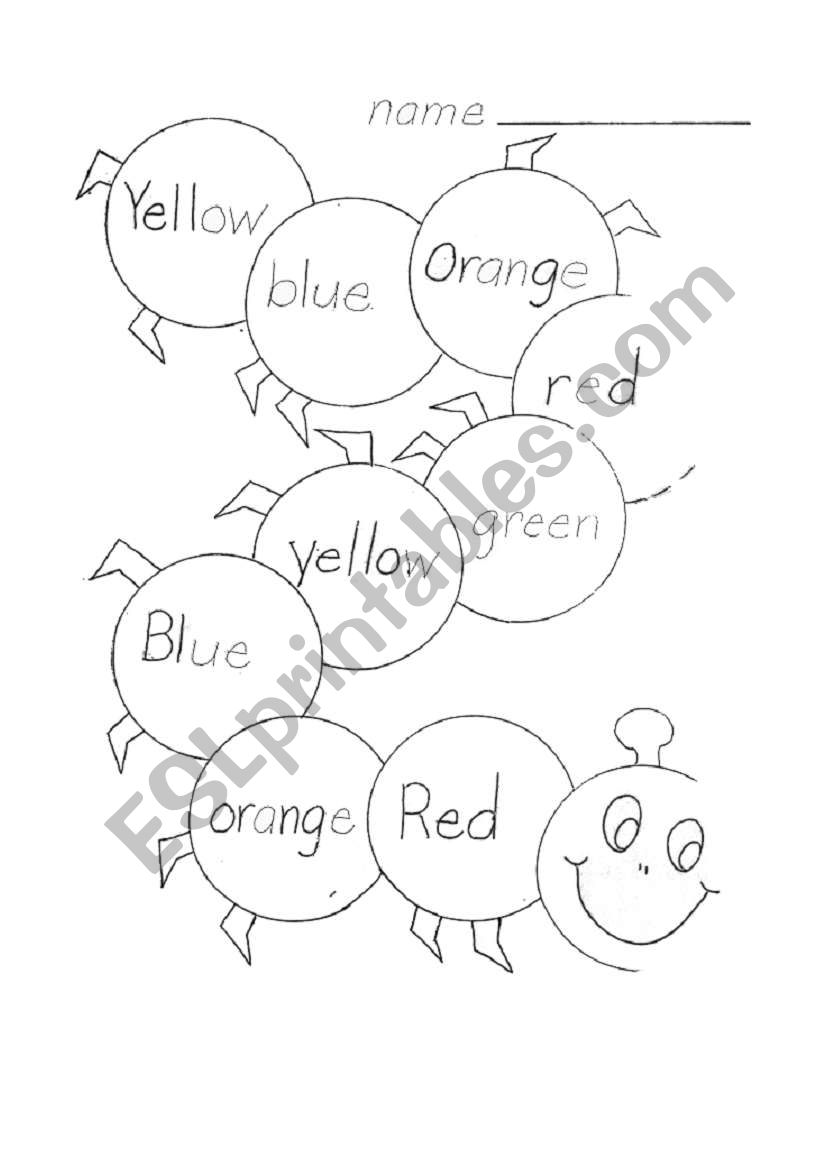 Color worksheet