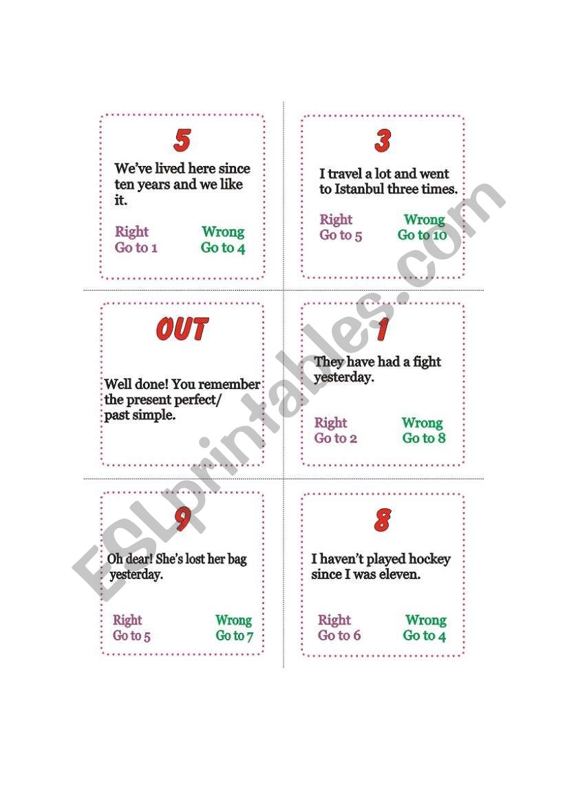 Present Perfect And Past Simple 3