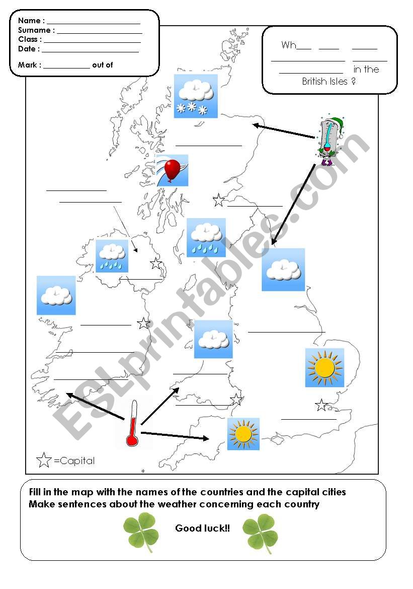 what is the weather like today in the British Isles?