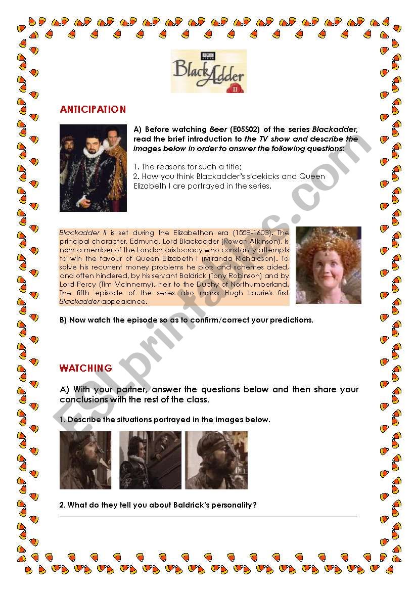 The Elizabethan Era with BLACKADDER - A Comic Relief