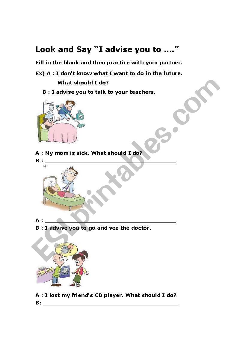 I advise you to worksheet