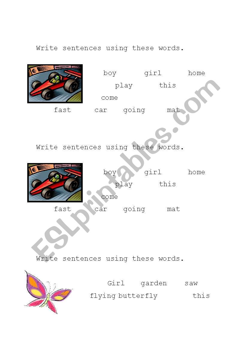 literacy activities worksheet