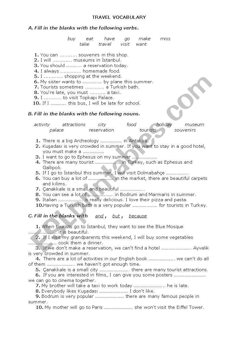 seventh grade vocabulary test worksheet