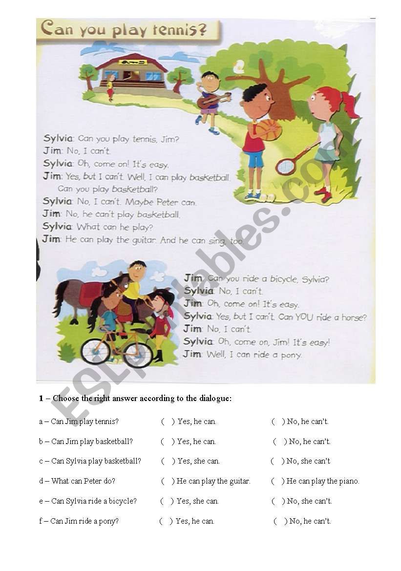 CAN worksheet