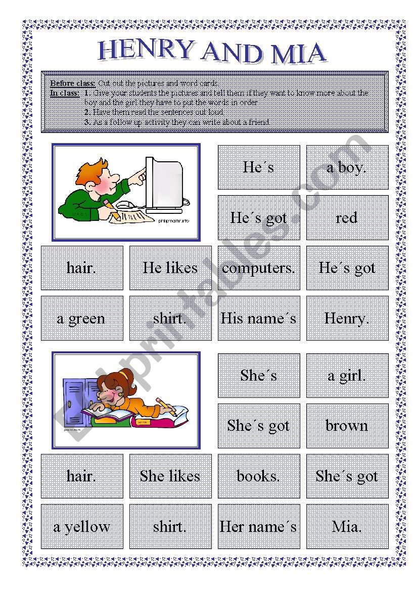 Sentence-Puzzle for Beginners (Part 1+2 of 4)
