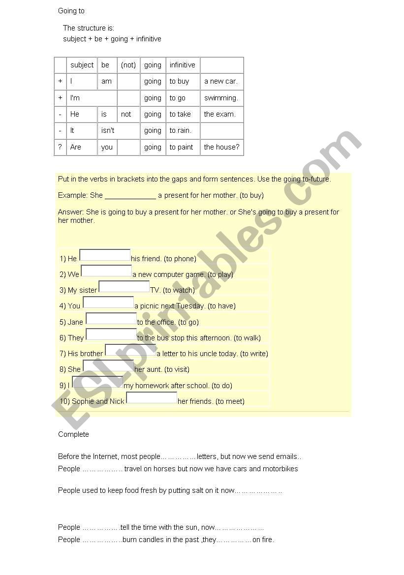 grammar practice worksheet