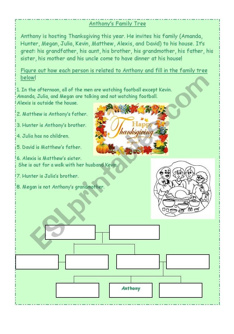 Anthonys Family Tree _ Thanksgiving Background