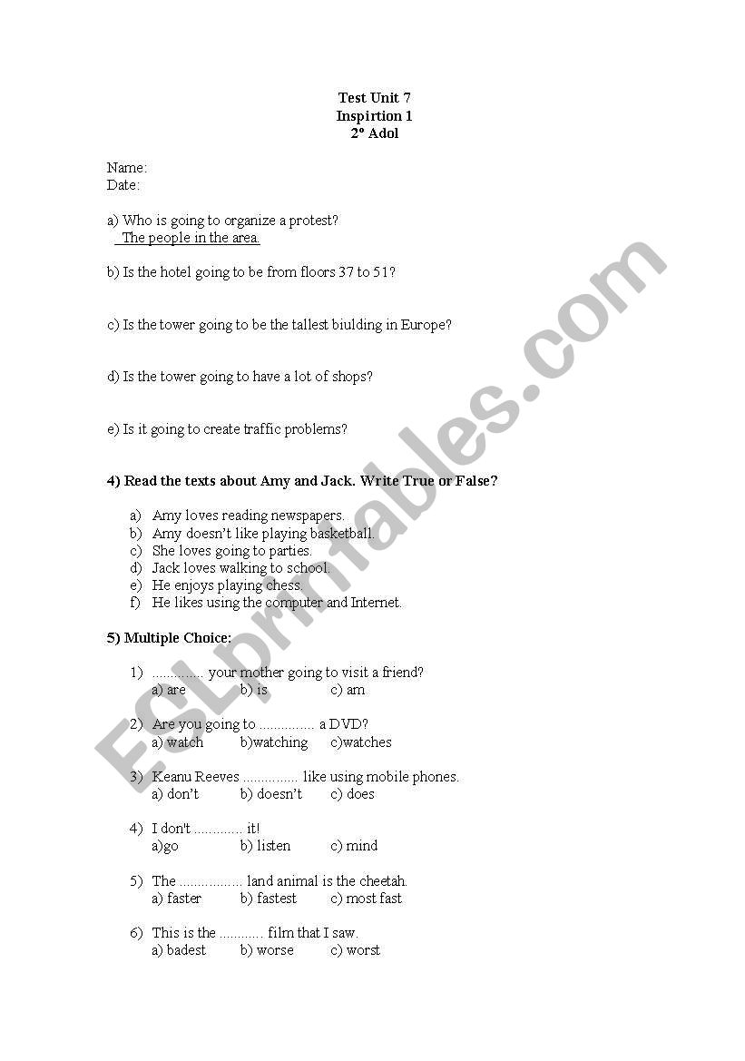 going to worksheet