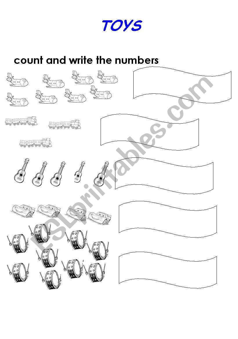 TOYS  worksheet