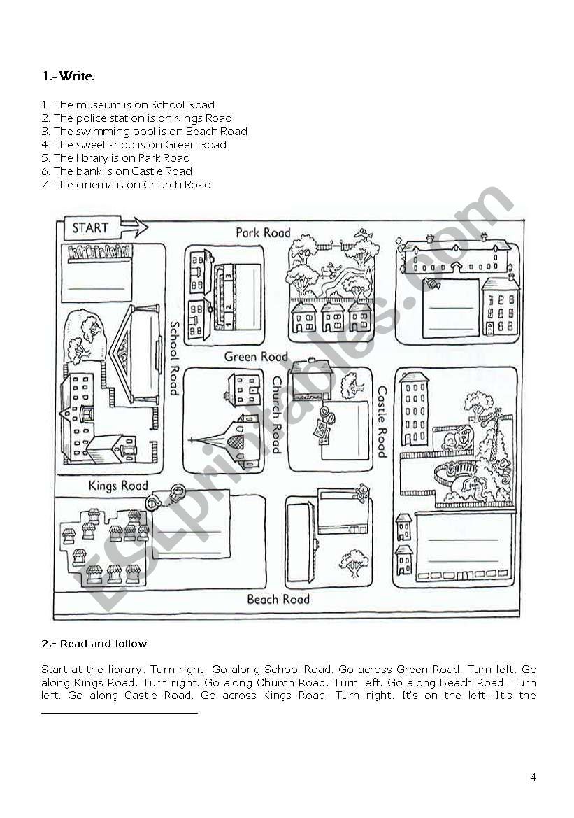 DIRECTIONS worksheet