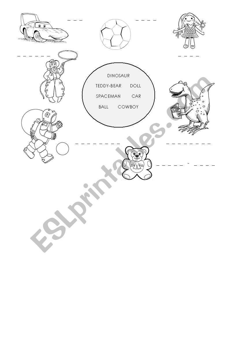 toys worksheet