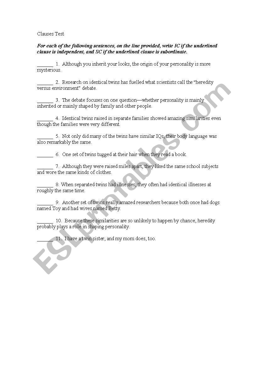 nouns worksheet