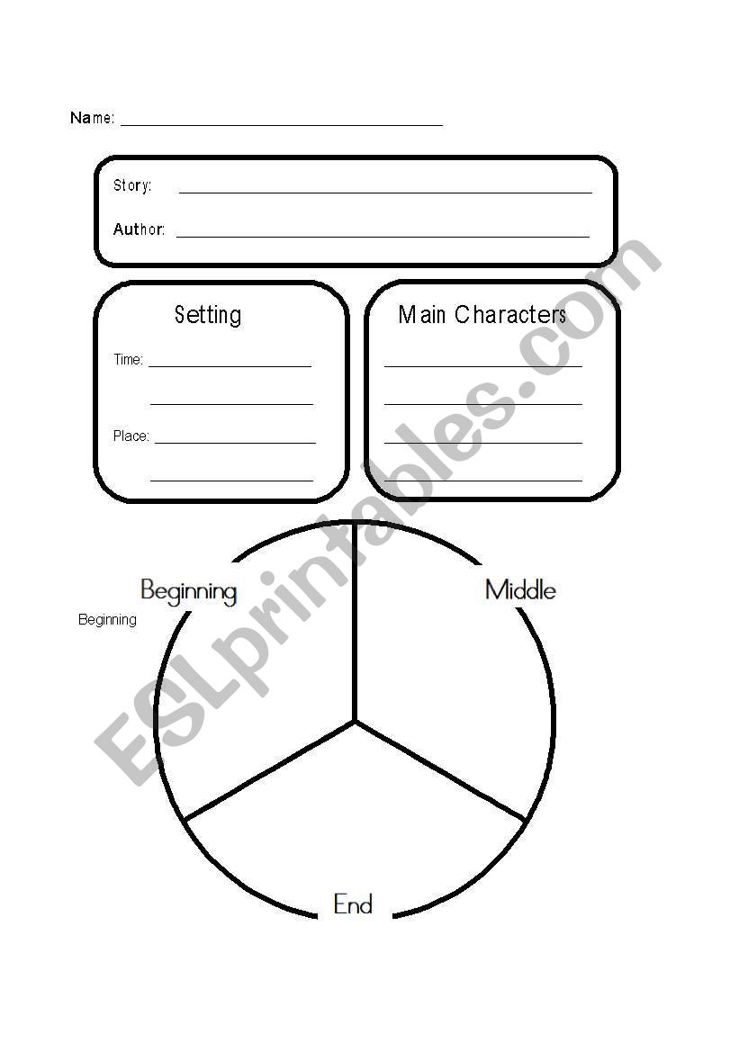 story planner worksheet