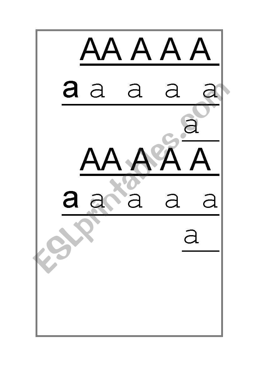 rewrite alphabet worksheet