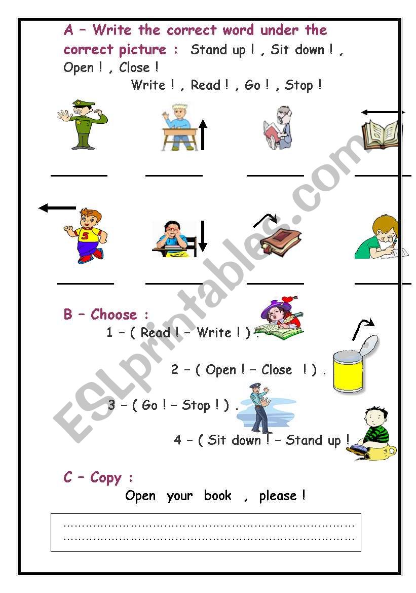 vocabulary and trace worksheet