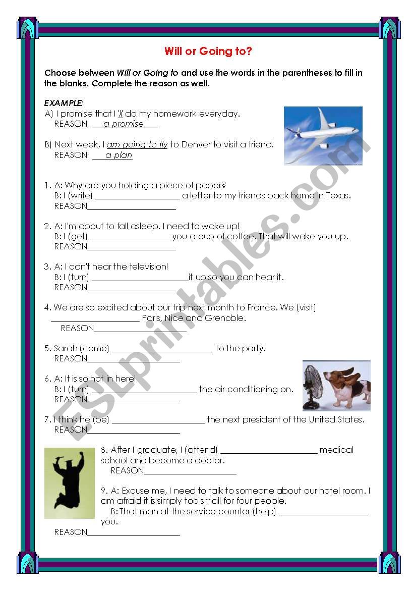 TENSE REVISION 3-3 worksheet